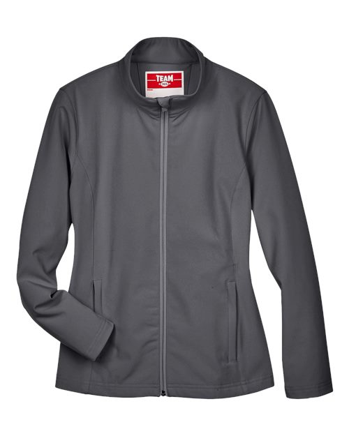 Load image into Gallery viewer, Team 365 TT80W Women's Leader Soft Shell Jacket - Sport Graphite
