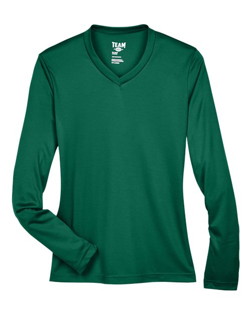 Team 365 TT11WL Women's Zone Performance Long Sleeve T-Shirt - Sport Forest