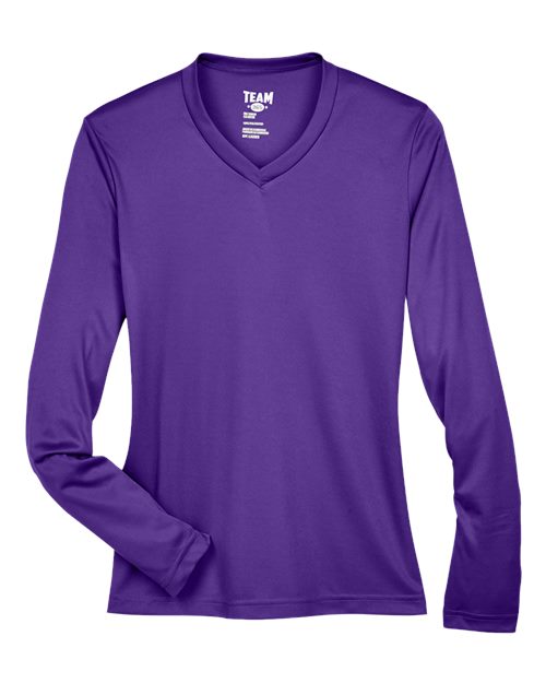 Team 365 TT11WL Women's Zone Performance Long Sleeve T-Shirt - Sport Purple