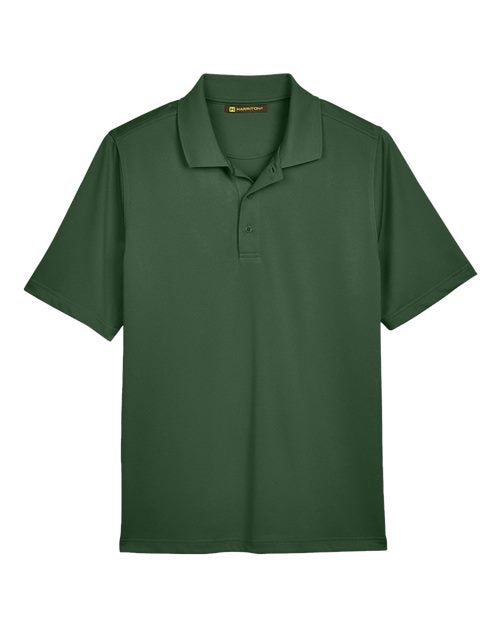 Load image into Gallery viewer, Harriton M348 Men's Advantage Snag Protection Plus Polo - Dark Green
