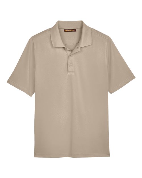 Load image into Gallery viewer, Harriton M348 Men's Advantage Snag Protection Plus Polo - Khaki
