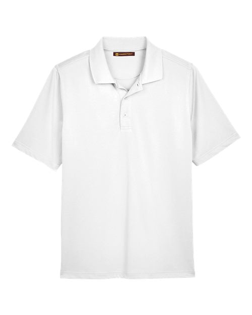 Load image into Gallery viewer, Harriton M348 Men's Advantage Snag Protection Plus Polo - White
