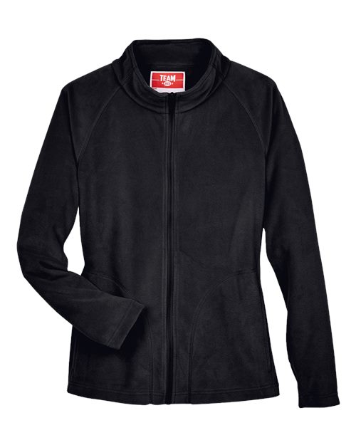Team 365 TT90W Women's Campus Microfleece Jacket - Black