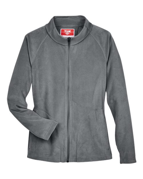 Team 365 TT90W Women's Campus Microfleece Jacket - Sport Graphite
