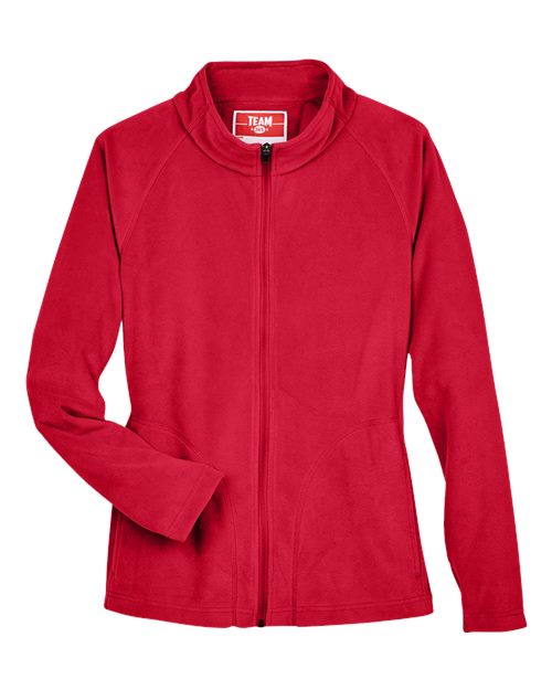 Load image into Gallery viewer, Team 365 TT90W Women's Campus Microfleece Jacket - Sport Red
