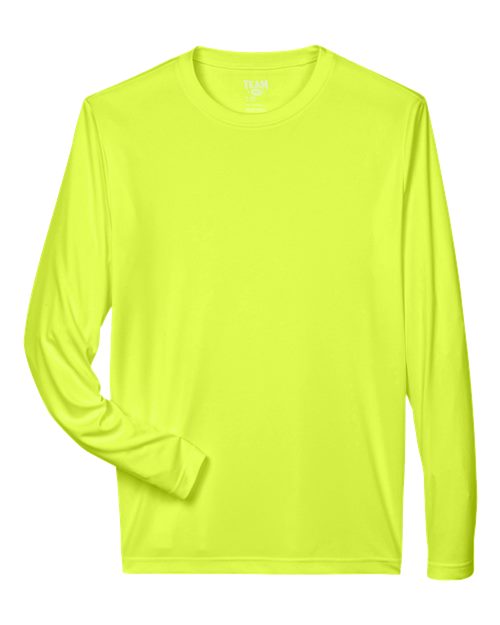 Load image into Gallery viewer, Team 365 TT11L Men's Zone Performance Long Sleeve T-Shirt - Safety Yellow
