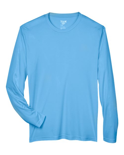Team 365 TT11L Men's Zone Performance Long Sleeve T-Shirt - Sport Light Blue