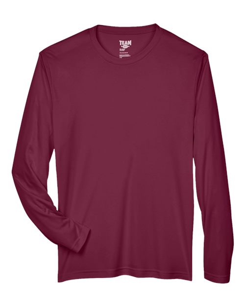 Load image into Gallery viewer, Team 365 TT11L Men's Zone Performance Long Sleeve T-Shirt - Sport Maroon

