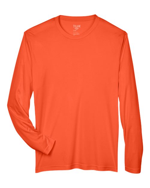 Load image into Gallery viewer, Team 365 TT11L Men's Zone Performance Long Sleeve T-Shirt - Sport Orange

