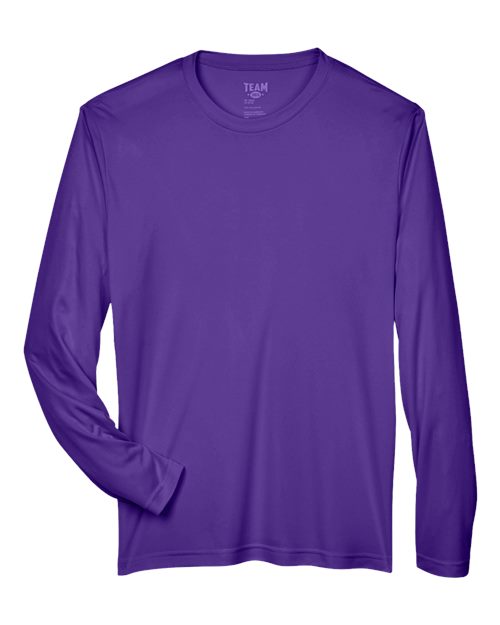 Load image into Gallery viewer, Team 365 TT11L Men's Zone Performance Long Sleeve T-Shirt - Sport Purple
