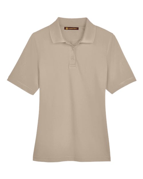 Load image into Gallery viewer, Harriton M348W Women's Advantage Snag Protection Plus Polo - Khaki
