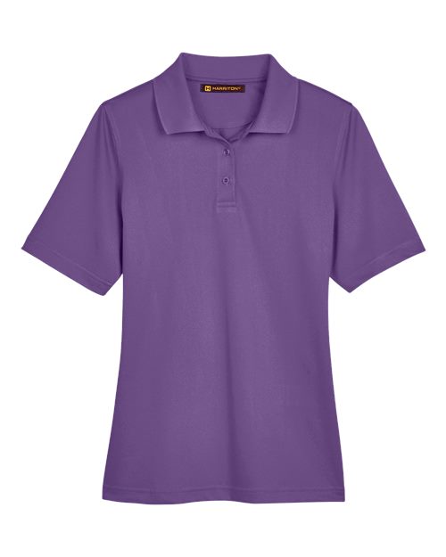 Load image into Gallery viewer, Harriton M348W Women's Advantage Snag Protection Plus Polo - Team Purple
