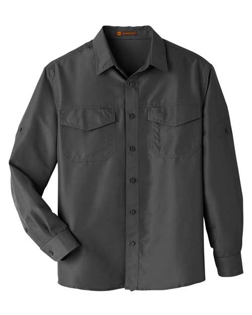 Load image into Gallery viewer, Harriton M580L Men's Key West Performance Staff Shirt - Dark Charcoal
