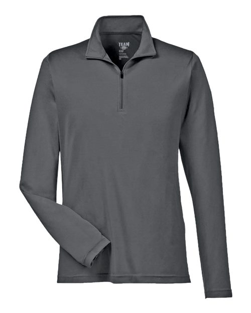 Load image into Gallery viewer, Team 365 TT31 Men's Zone Performance Quarter-Zip Pullover - Sport Graphite
