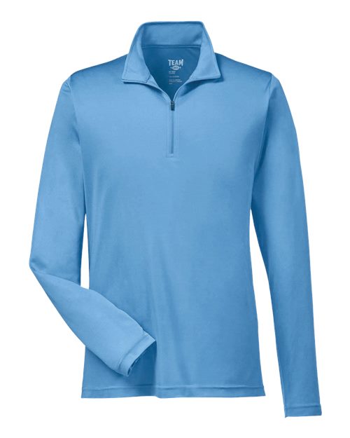 Load image into Gallery viewer, Team 365 TT31 Men's Zone Performance Quarter-Zip Pullover - Sport Light Blue
