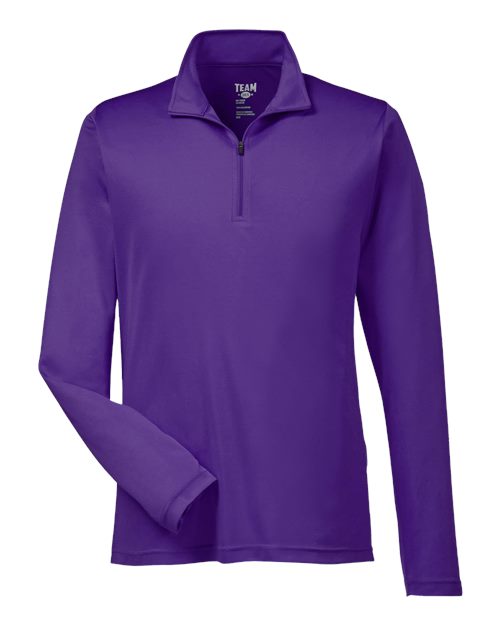 Load image into Gallery viewer, Team 365 TT31 Men's Zone Performance Quarter-Zip Pullover - Sport Purple
