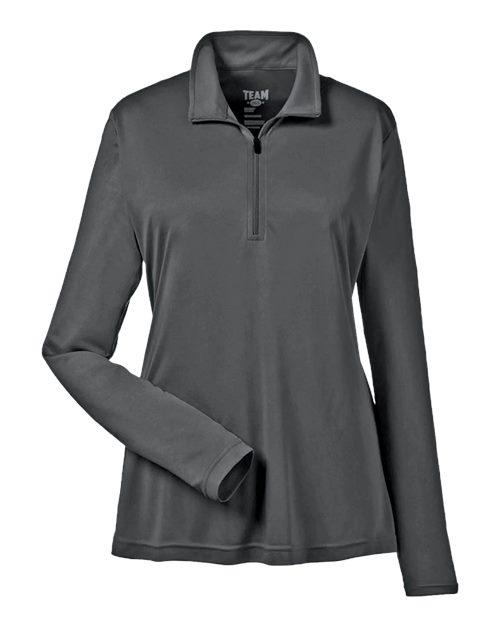 Load image into Gallery viewer, Team 365 TT31W Women's Zone Performance Quarter-Zip Pullover - Sport Graphite
