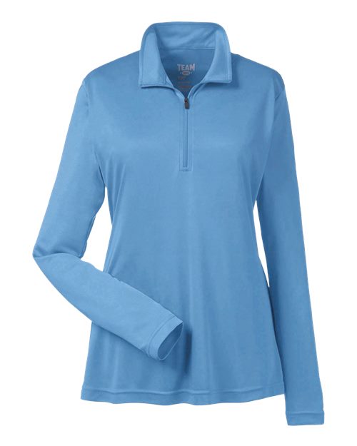 Load image into Gallery viewer, Team 365 TT31W Women's Zone Performance Quarter-Zip Pullover - Sport Light Blue
