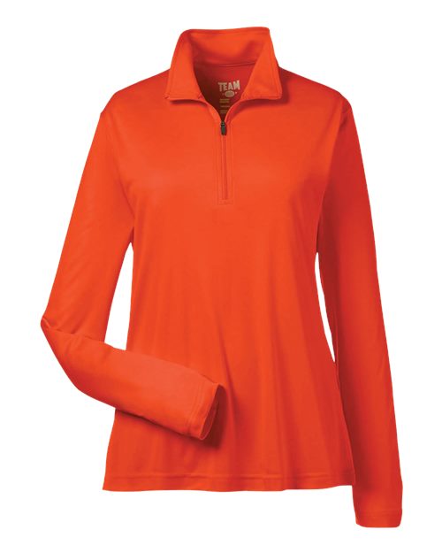 Load image into Gallery viewer, Team 365 TT31W Women's Zone Performance Quarter-Zip Pullover - Sport Orange
