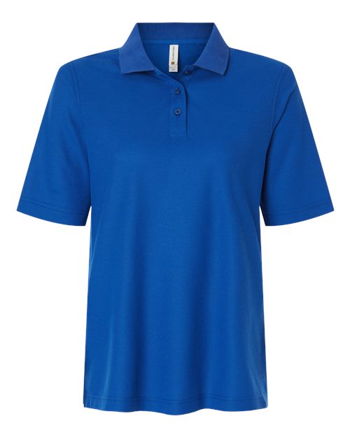 Harriton M105W Women's Maverick CVC Pique Polo - True Royal