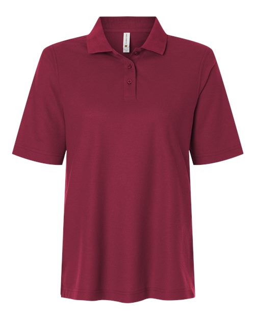 Load image into Gallery viewer, Harriton M105W Women's Maverick CVC Pique Polo - Wine
