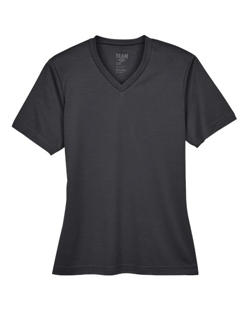 Load image into Gallery viewer, Team 365 TT11HW Women's Sonic Heather Performance T-Shirt - Black Heather

