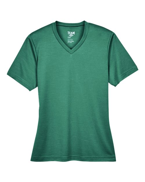Load image into Gallery viewer, Team 365 TT11HW Women's Sonic Heather Performance T-Shirt - Sport Forest Heather
