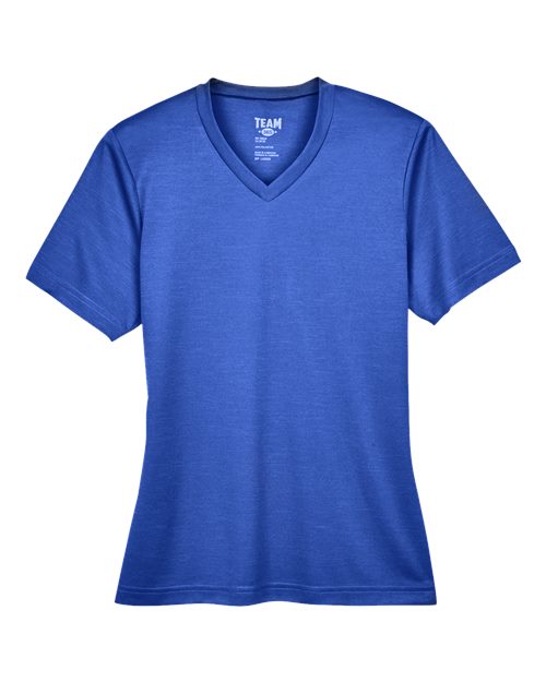 Team 365 TT11HW Women's Sonic Heather Performance T-Shirt - Sport Royal Heather