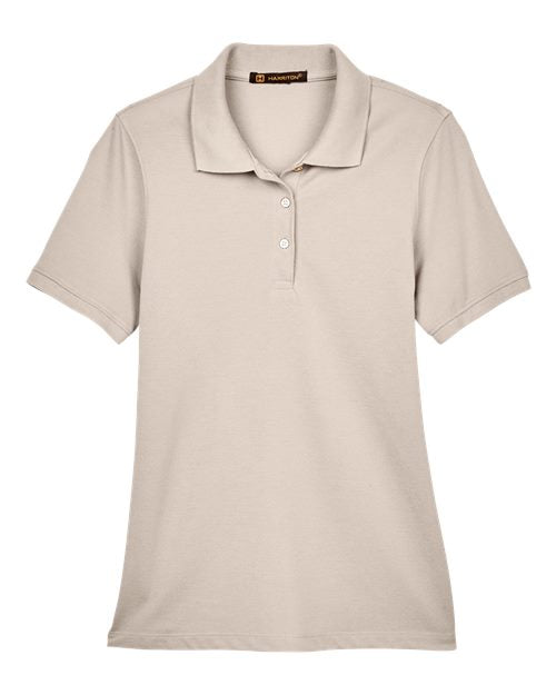 Load image into Gallery viewer, Harriton M265W Women's Easy Blend Polo - Stone
