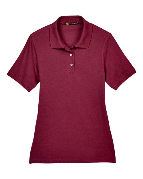 Load image into Gallery viewer, Harriton M265W Women's Easy Blend Polo - Wine
