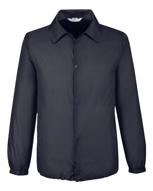 Team 365 TT75 Unisex Zone Protect Coaches Jacket - Black