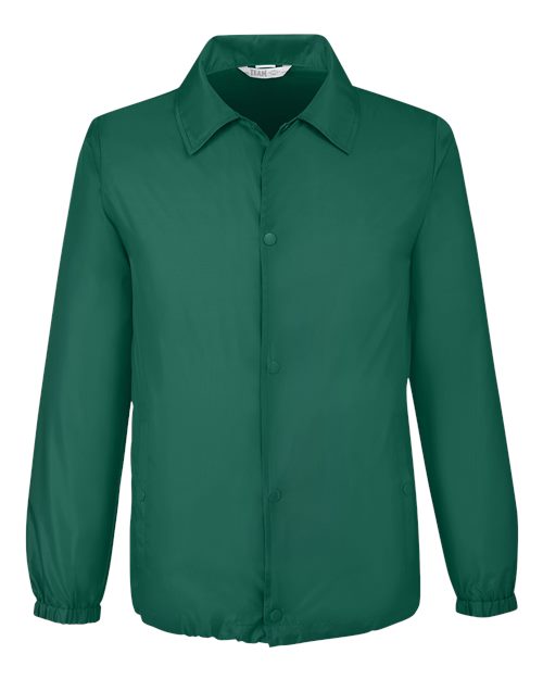 Team 365 TT75 Unisex Zone Protect Coaches Jacket - Sport Forest