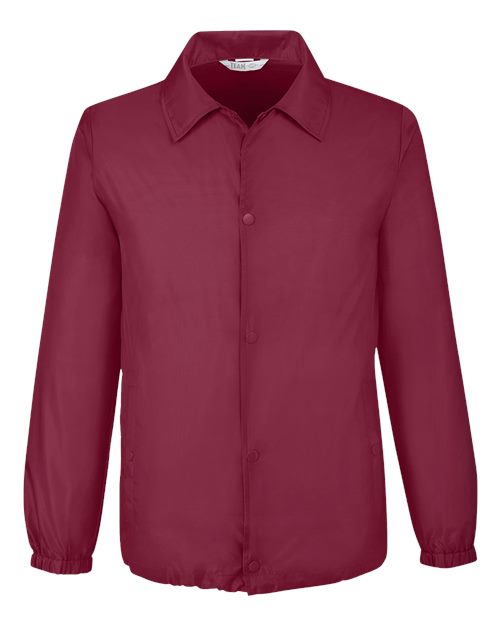 Team 365 TT75 Unisex Zone Protect Coaches Jacket - Sport Maroon