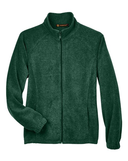 Harriton M990W Women's Full-Zip Fleece - Hunter