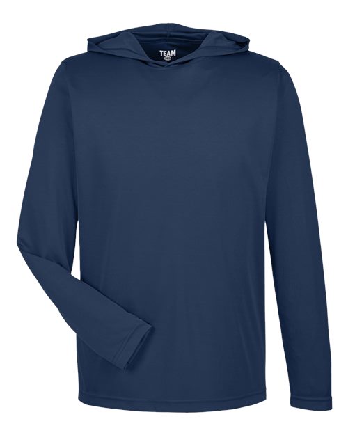 Team 365 TT41 Men's Zone Performance Hooded T-Shirt - Sport Dark Navy