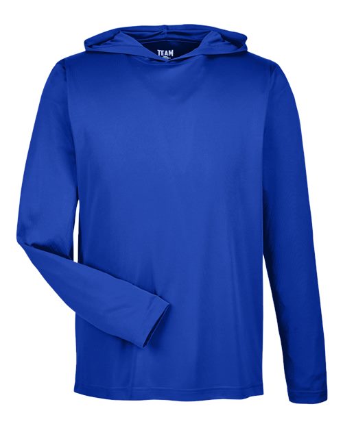 Load image into Gallery viewer, Team 365 TT41 Men's Zone Performance Hooded T-Shirt - Sport Royal
