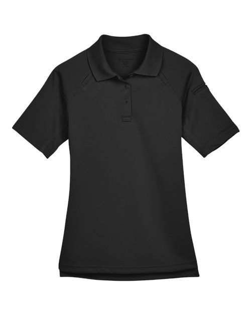 Harriton M211W Women's Advantage Tactical Polo - Black
