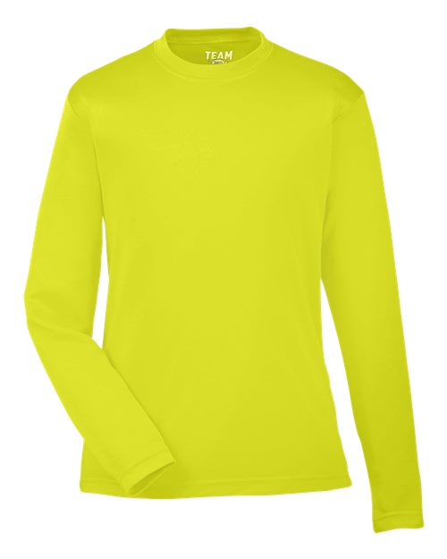 Load image into Gallery viewer, Team 365 TT11YL Youth Zone Performance Long Sleeve T-Shirt - Safety Yellow
