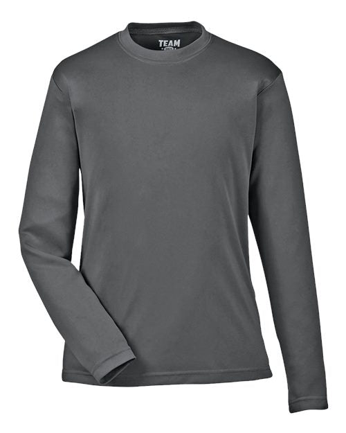 Team 365 TT11YL Youth Zone Performance Long Sleeve T-Shirt - Sport Graphite