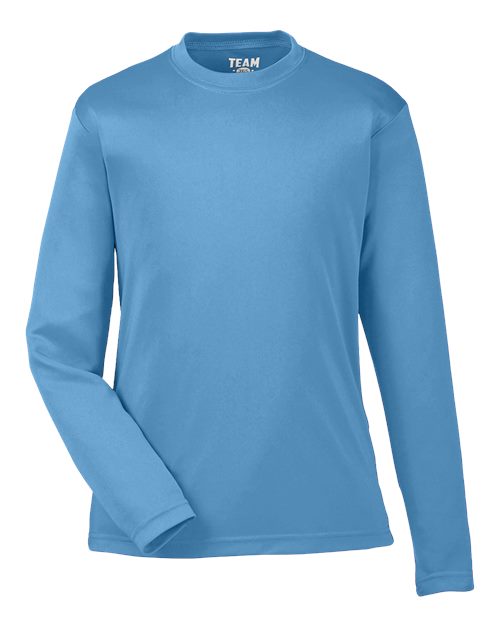 Load image into Gallery viewer, Team 365 TT11YL Youth Zone Performance Long Sleeve T-Shirt - Sport Light Blue
