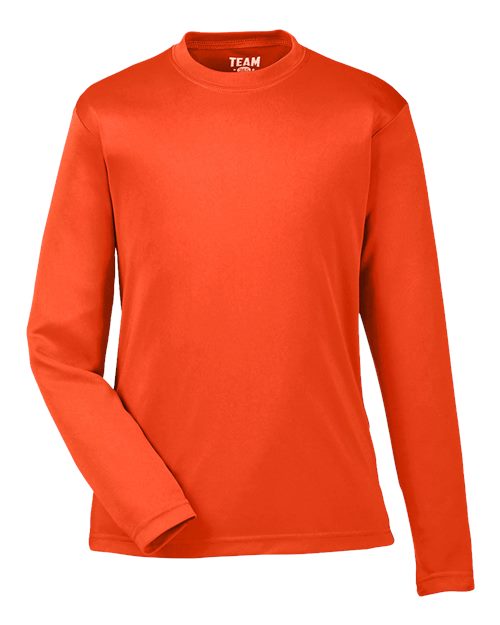 Load image into Gallery viewer, Team 365 TT11YL Youth Zone Performance Long Sleeve T-Shirt - Sport Orange
