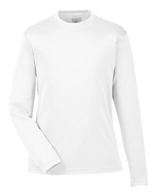 Load image into Gallery viewer, Team 365 TT11YL Youth Zone Performance Long Sleeve T-Shirt - White
