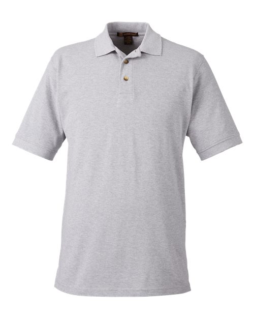 Load image into Gallery viewer, Harriton M200 Men's Pique Polo - Grey Heather
