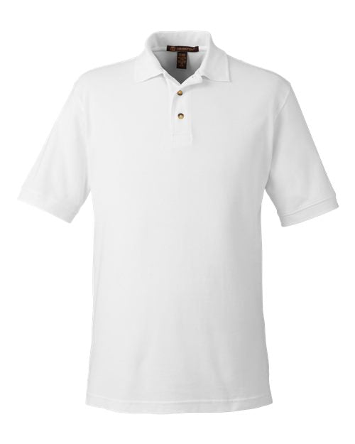 Load image into Gallery viewer, Harriton M200 Men's Pique Polo - White
