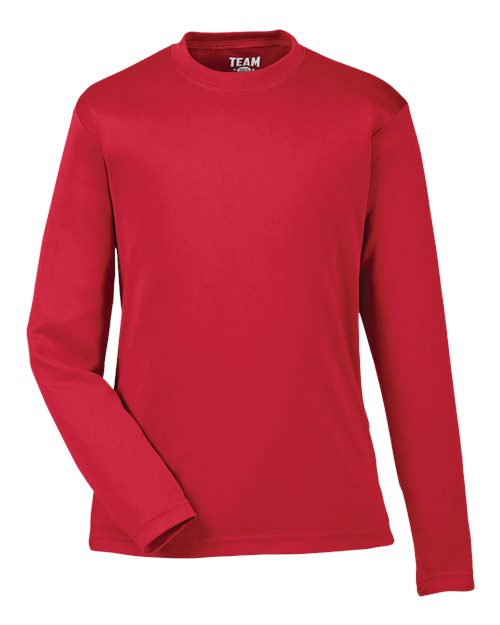 Load image into Gallery viewer, Team 365 TT11YL Youth Zone Performance Long Sleeve T-Shirt - Sport Red
