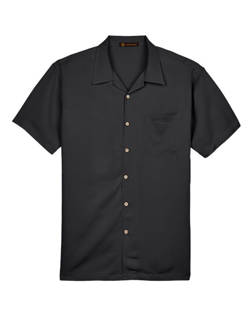 Load image into Gallery viewer, Harriton M570 Men's Bahama Cord Camp Shirt - Black
