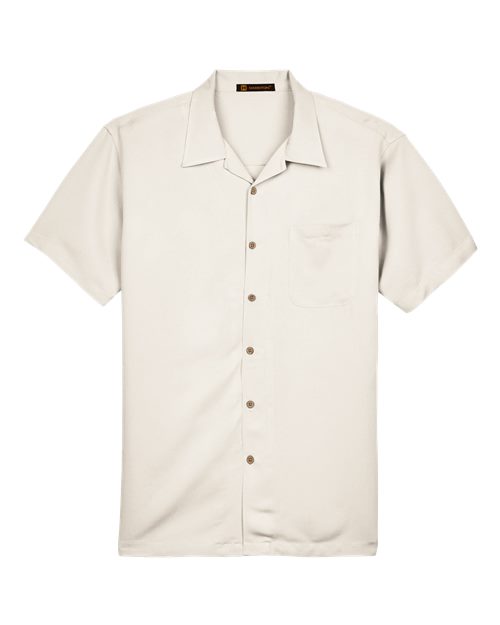 Load image into Gallery viewer, Harriton M570 Men's Bahama Cord Camp Shirt - Cream

