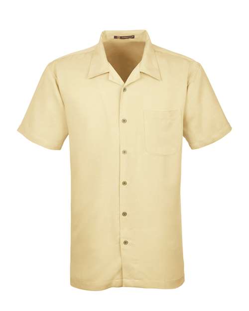 Load image into Gallery viewer, Harriton M570 Men's Bahama Cord Camp Shirt - Sand
