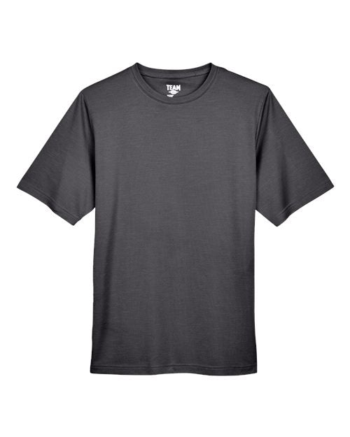 Team 365 TT11H Men's Sonic Heather Performance T-Shirt - Dark Grey Heather