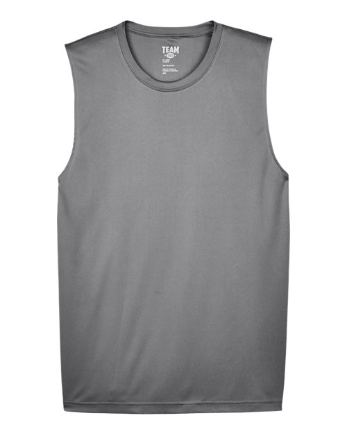 Load image into Gallery viewer, Team 365 TT11M Men's Zone Performance Muscle T-Shirt - Sport Graphite
